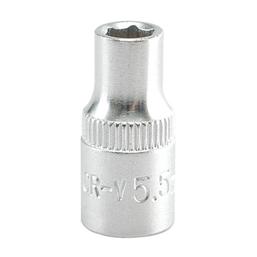 Yato 5.5 mm, 1/4 Inch Sq. Drive Hexagonal Socket 6PT, YT-1404