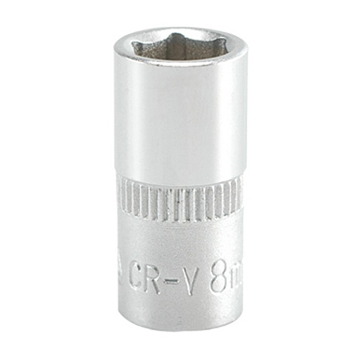 Yato 8 mm, 1/4 Inch Sq. Drive Hexagonal Socket 6PT, YT-1407