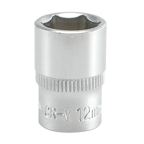 Yato 12 mm, 1/4 Inch Sq. Drive Hexagonal Socket 6PT, YT-1411