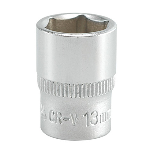 Yato 13 mm, 1/4 Inch Sq. Drive Hexagonal Socket 6PT, YT-1412