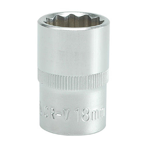 Yato 19 mm, 1/2 Inch Sq. Drive Bi-Hexagonal Socket 12PT, YT- 1281