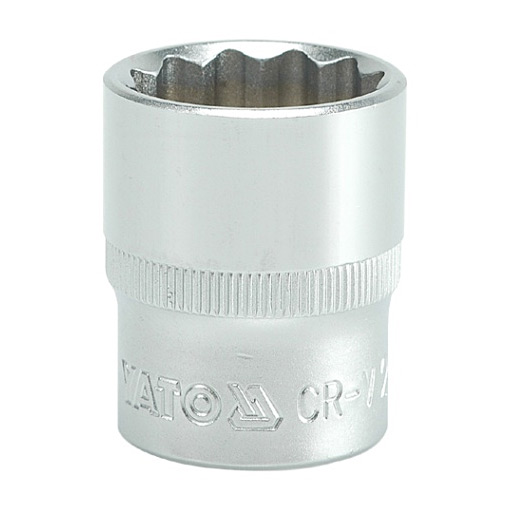 Yato 23 mm, 1/2 Inch Sq. Drive Bi-Hexagonal Socket 12PT, YT- 1285