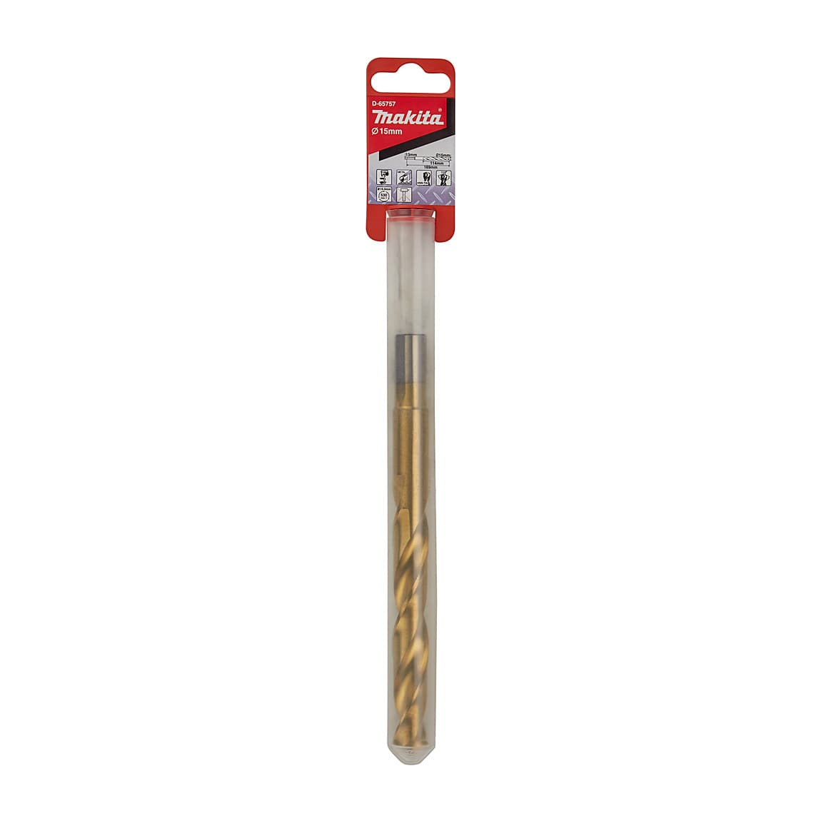 Makita 16 mm HSS-Tin Metal Drill Bits, D-65763