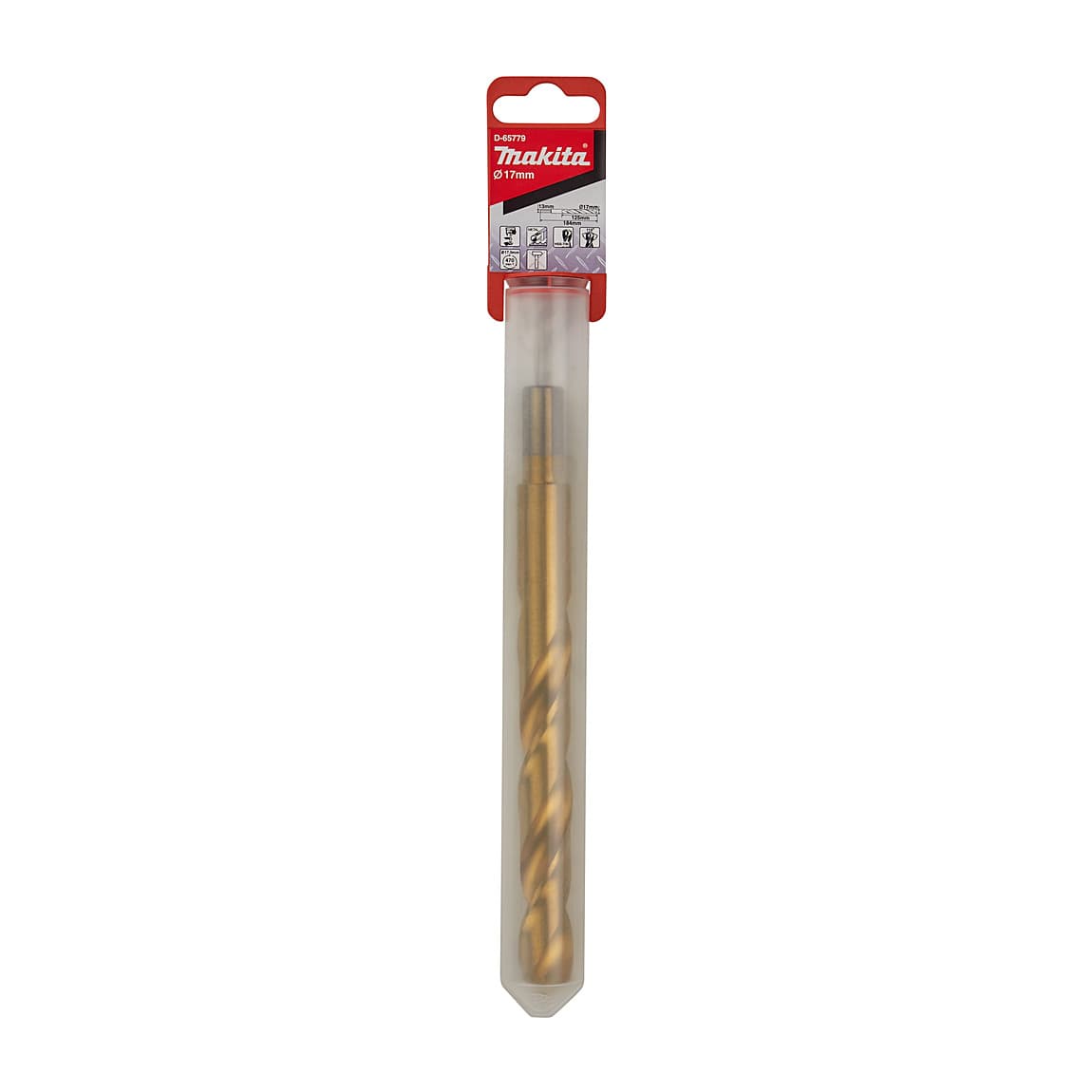 Makita 17 mm HSS-Tin Metal Drill Bits, D-65779