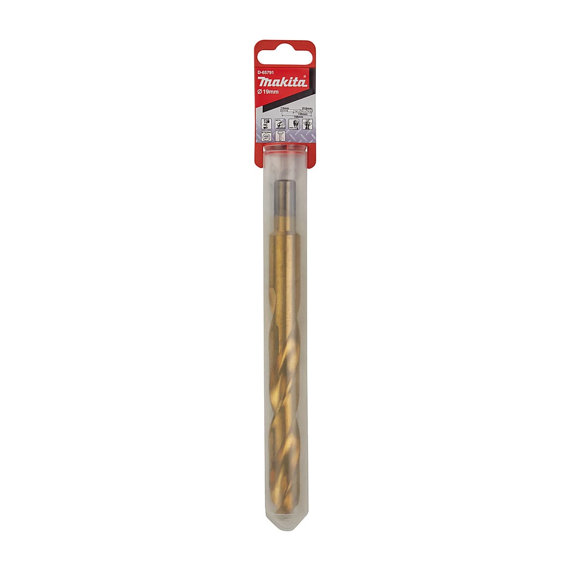 Makita 19 mm HSS-Tin Metal Drill Bits, D-65791