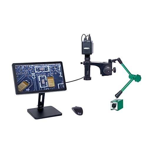 Insize 20 - 123X Flexible Arm Auto Focus Digital Microscope with Magnetic Stand, 5317-AF109 — view 1