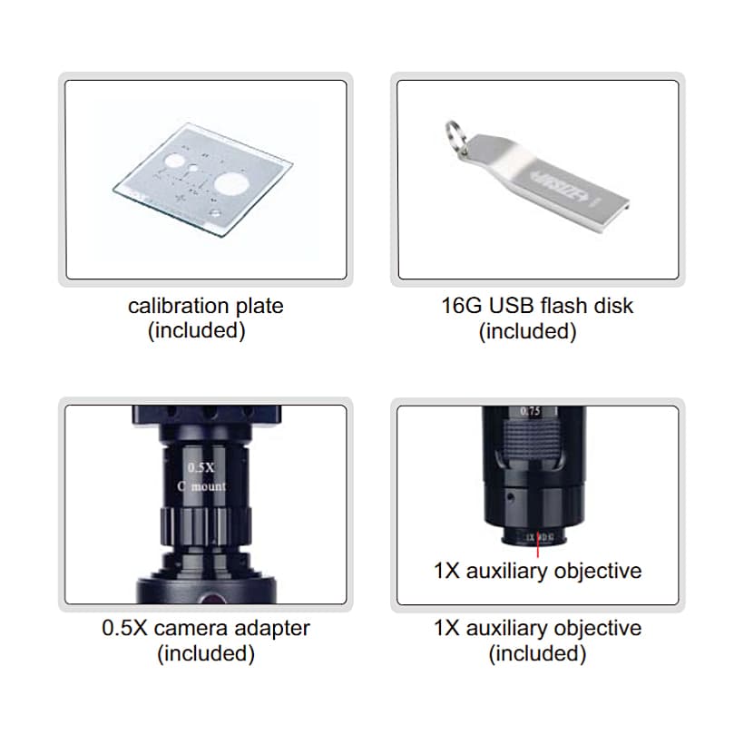 Insize 20 - 123X Flexible Arm Auto Focus Digital Microscope with Magnetic Stand, 5317-AF110 — view 4