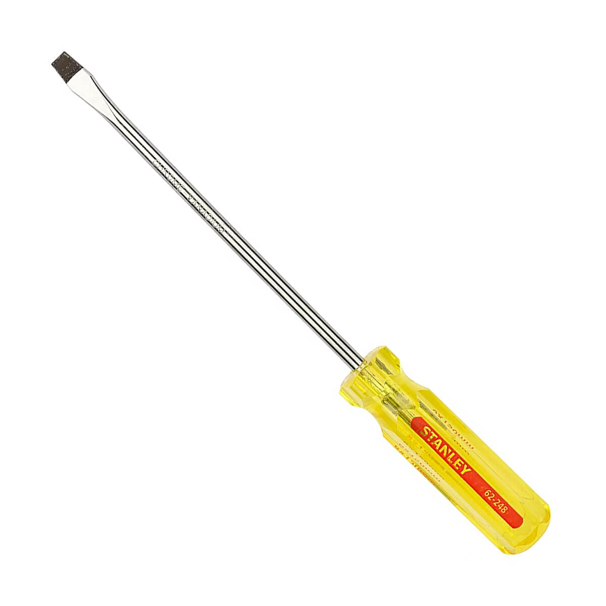 Stanley 125 mm (Blade Length) x 8.0 mm (Blade Dia) Fix Bar Flat Screw Driver, STHT60515-8B