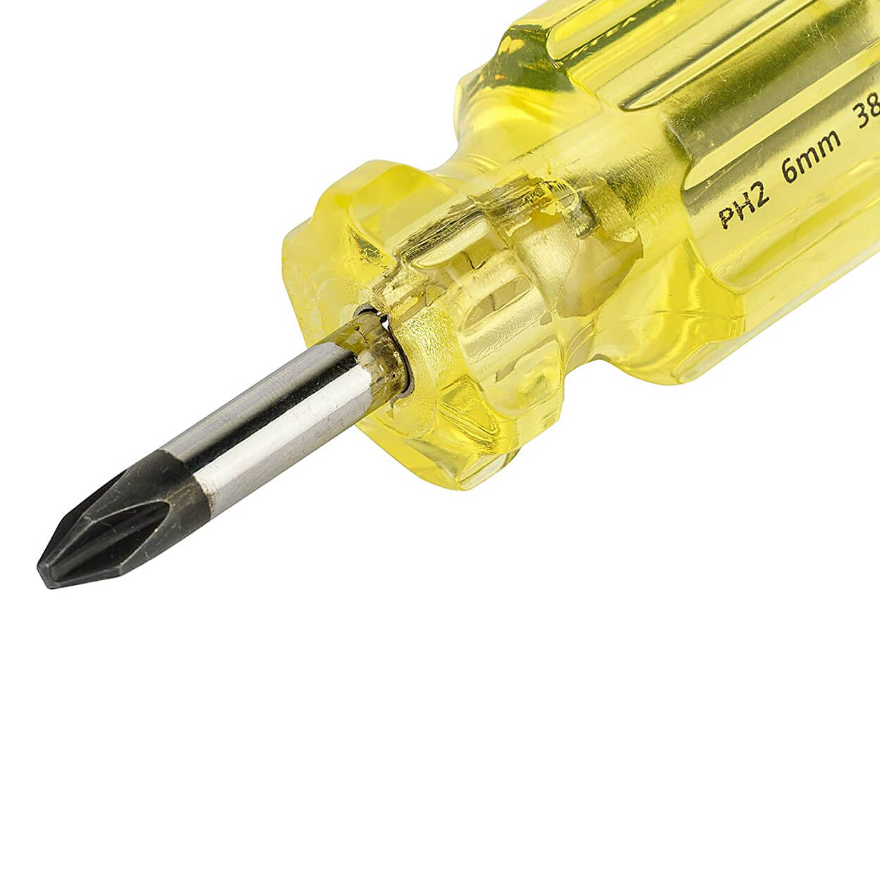 Stanley 6.0 mm (Flat) x PH2 (Phillips) x 28 mm (Blade Length) Two in one Screwdriver, 66-432 — view 2