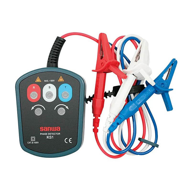 Sanwa 100 - 500V AC Contact-type 3 Phase Detector, KS1 — view 1