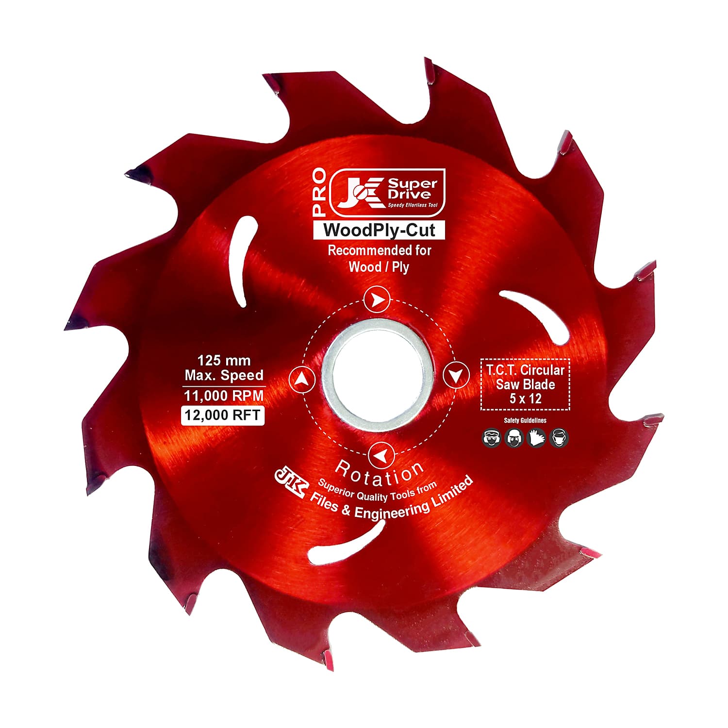 JK 5 inch / 125 mm TCT Expert Circular Saw For Wood Cutting (12 Teeth), SD9060372 — view 1