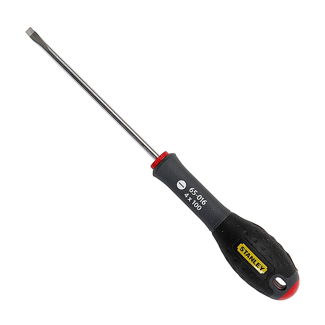 Stanley 100 mm (Blade Length) x 4 mm (Blade Dia) FatMax Flared Tip Screwdrivers, 0-65-016