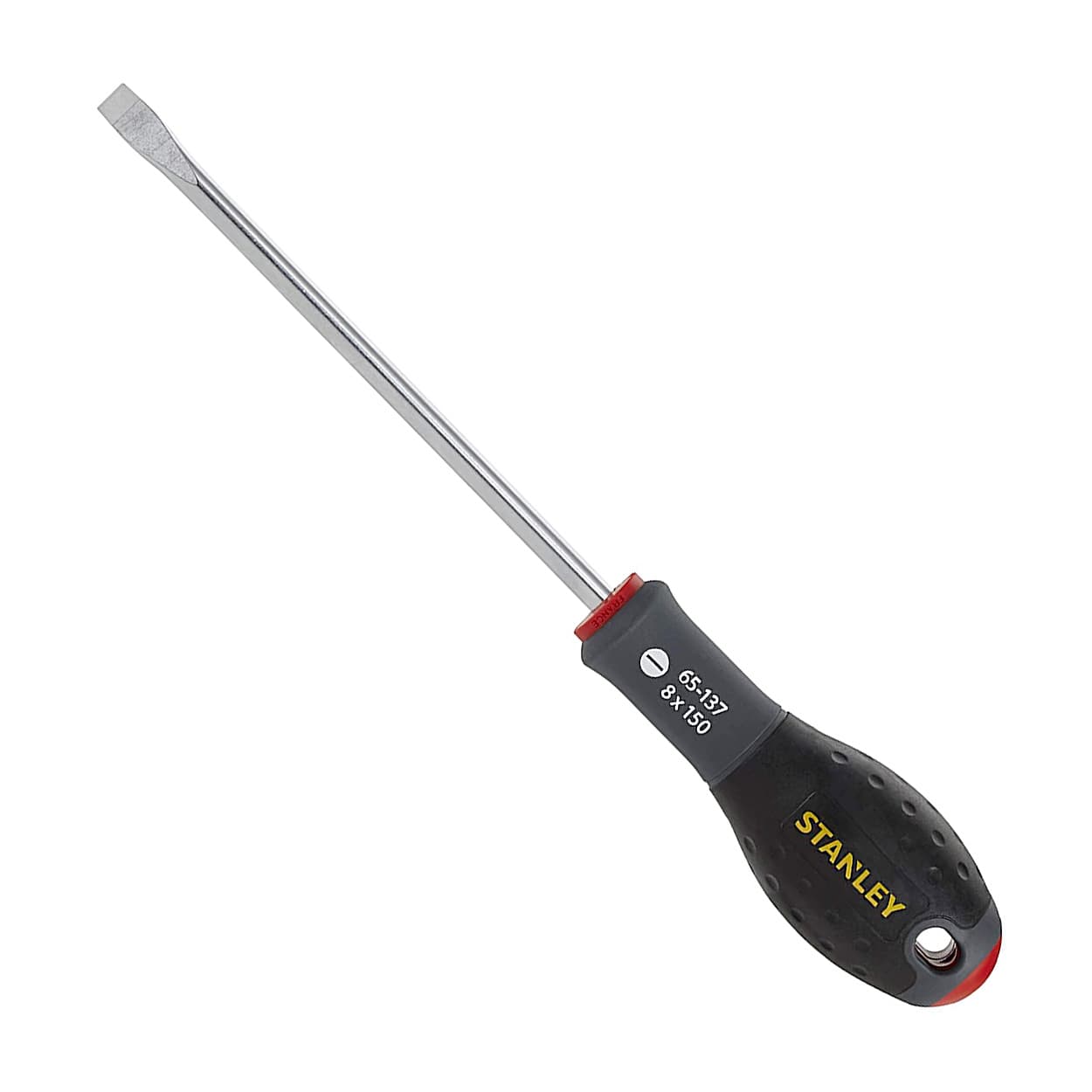 Stanley 175 mm (Blade Length) x 8 mm (Blade Dia) FatMax Flared Tip Screwdrivers, 0-65-138