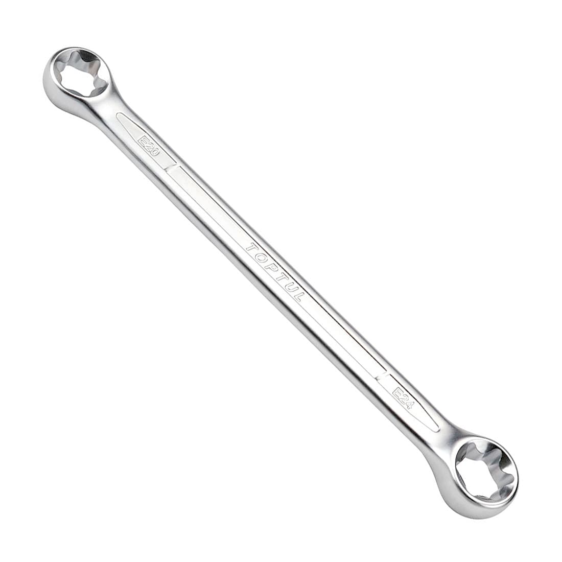 Toptul E14 x E18 Star Wrench (Satin Chrome Finished), AAEE1418