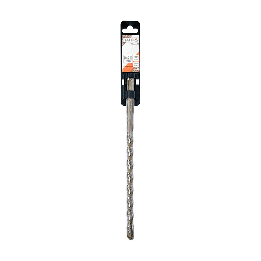 Yato 10 x 210 mm SDS Plus 3 Point Masonry Drill Bit, YT-4171