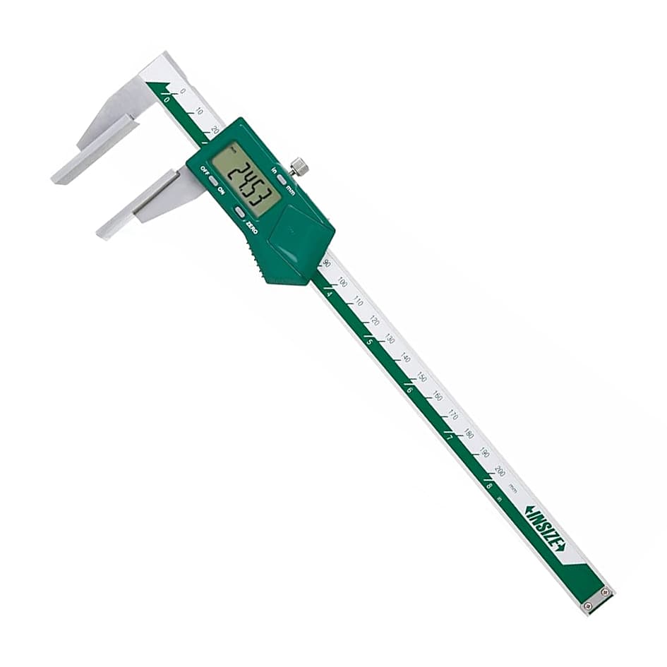 Insize 200 mm / 8 inch Non-Waterproof Digital Caliper with Large Measuring Faces, 1172-200 — view 1