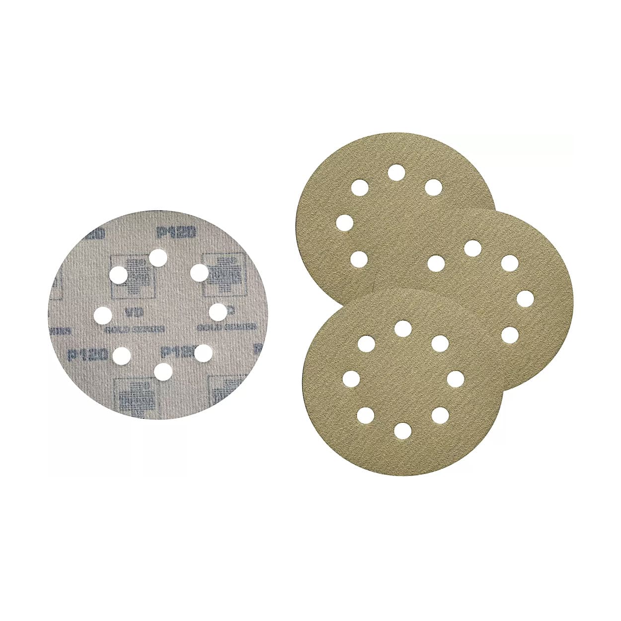Taparia 125 mm / 120 Grit Gold Velcro Disc, VDG 58120 — view 2
