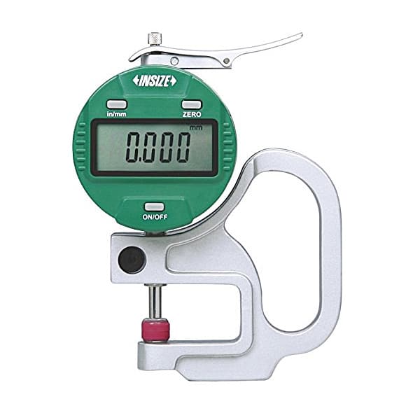 Insize 0 - 10 mm / 0 - 0.4 inch Digital Thickness Gauge, 2871-10 — view 1