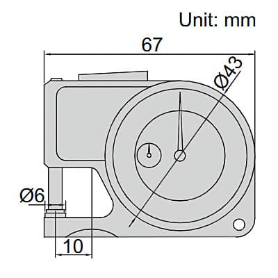 Insize 0 - 10 mm Thickness Gage, 2363-10 — view 2