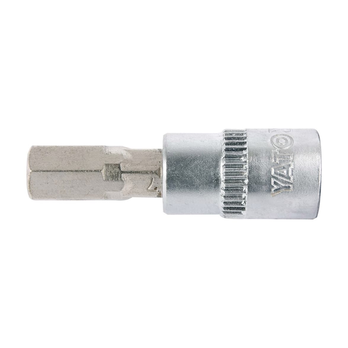 Yato 5 mm, 1/4 Inch Sq. Drive Hex Bit Sockets, YT-04372 — view 2