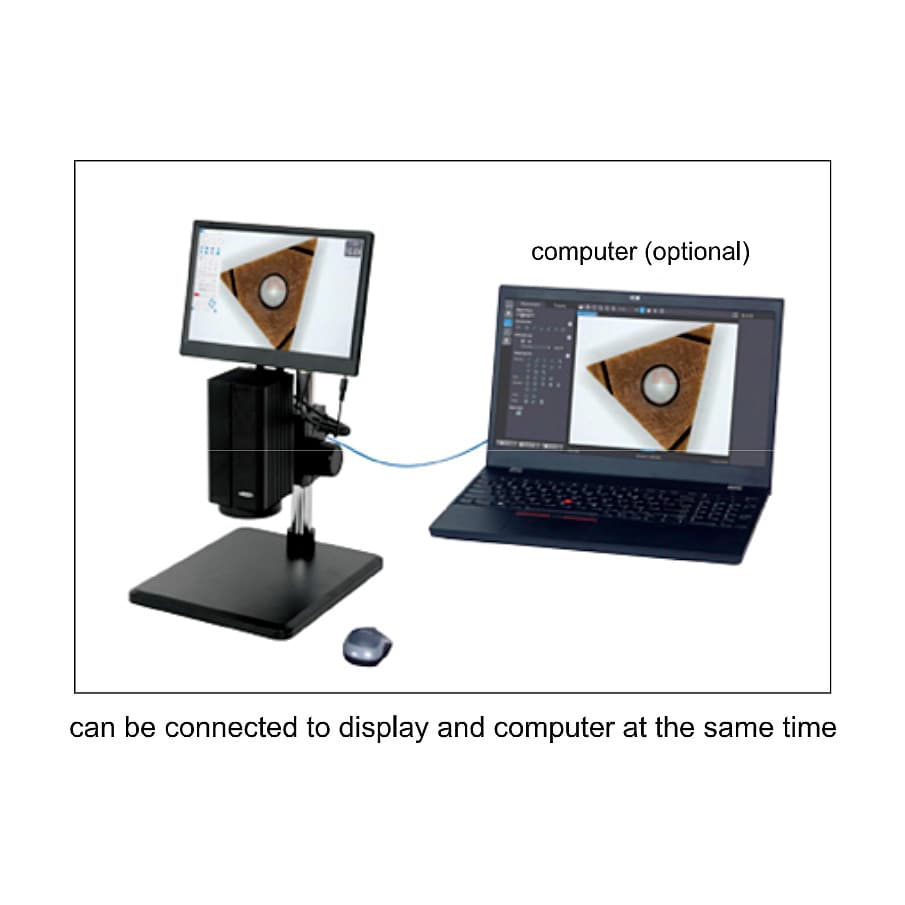 Insize 10 - 68.5X Motorized Zoom Microscope with LCD Display, 5325-VM100 — view 3