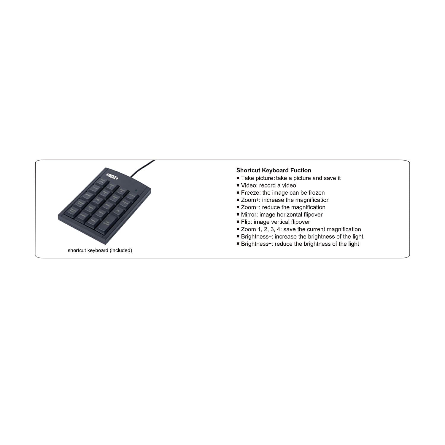 Insize 10 - 68.5X Motorized Zoom Microscope with LCD Display, 5325-VM100 — view 6