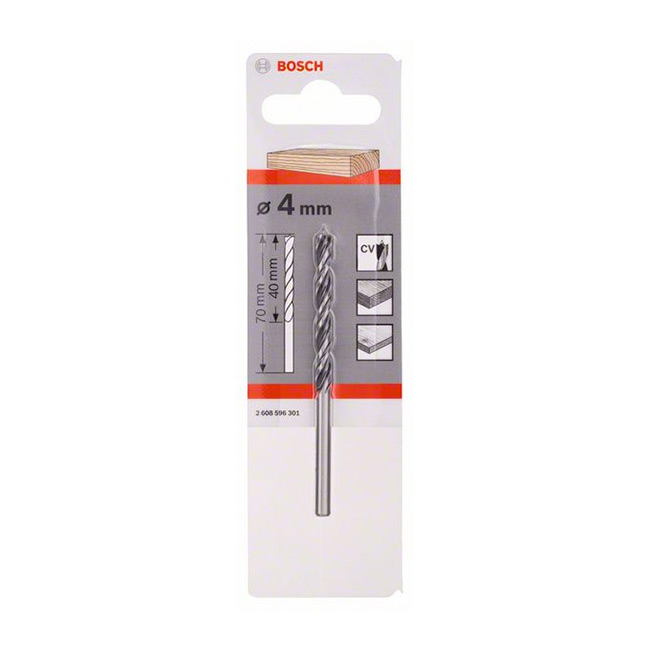 Bosch 4.00 mm Brad Point Drill Bit, 2 608 596 301