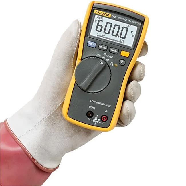 Fluke 113 6000 Counts / 600V True-RMS Digital Multimeter — view 3