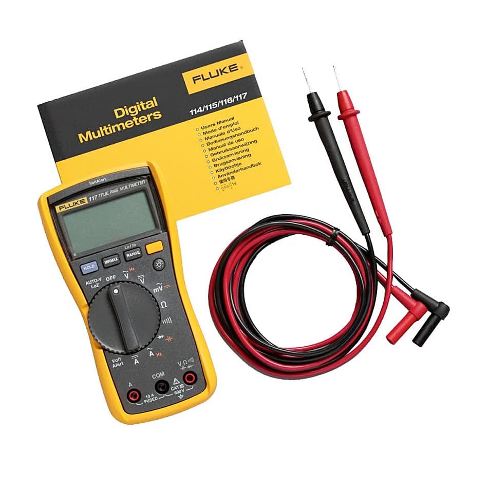 Fluke 117 6000 Counts / 1000V True-RMS Electrician's Multimeter With Non-Contact Voltage — view 2
