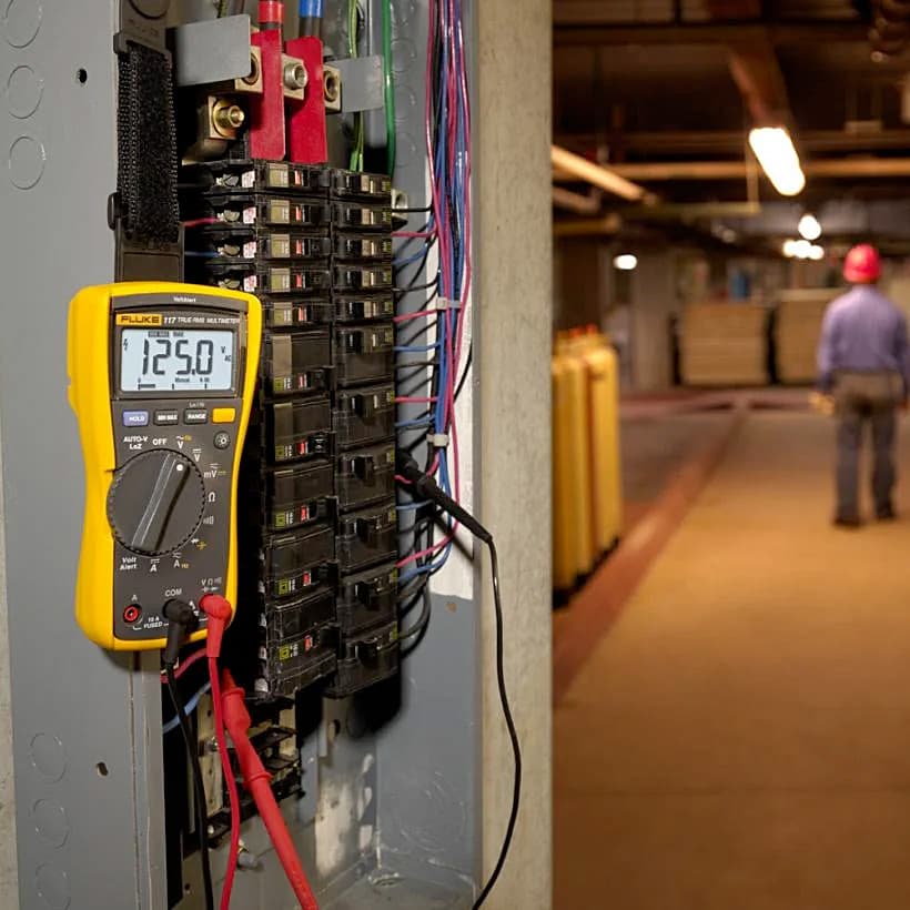 Fluke 117 6000 Counts / 1000V True-RMS Electrician's Multimeter With Non-Contact Voltage — view 3