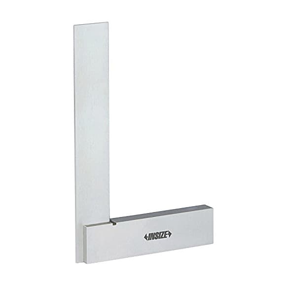 Insize 300 mm / 12 Inch Carbon Steel Machinist Square With Wide Base (Economic Type), 4707-300
