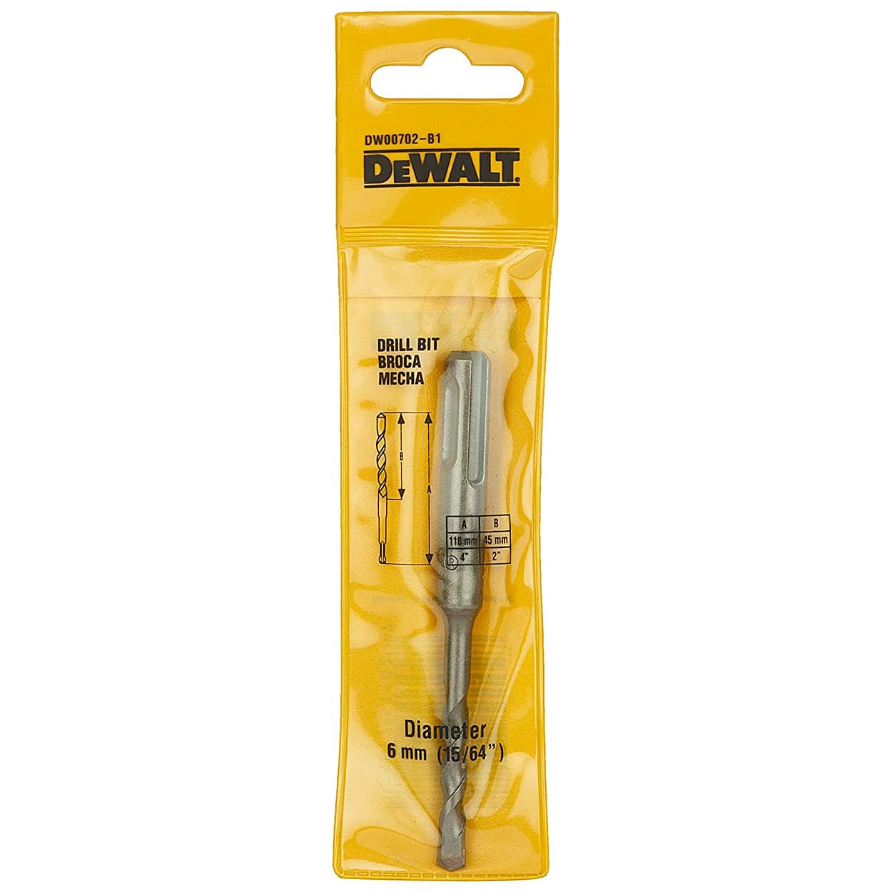 Dewalt 6.00 x 110 mm SDS Plus Extreme Drill Bit, DW00702-B1 — view 4