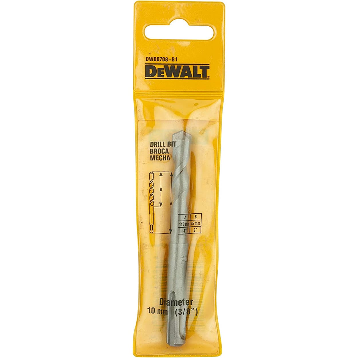 Dewalt 10 x 110 mm SDS Plus Extreme Drill Bit, DW00708-B1 — view 4