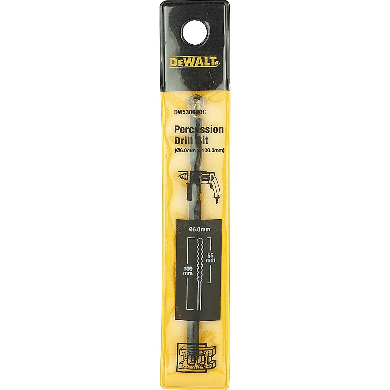 Dewalt 6.00 x 100 mm Masonry Drill Bit, DW530600C-B1 — view 4