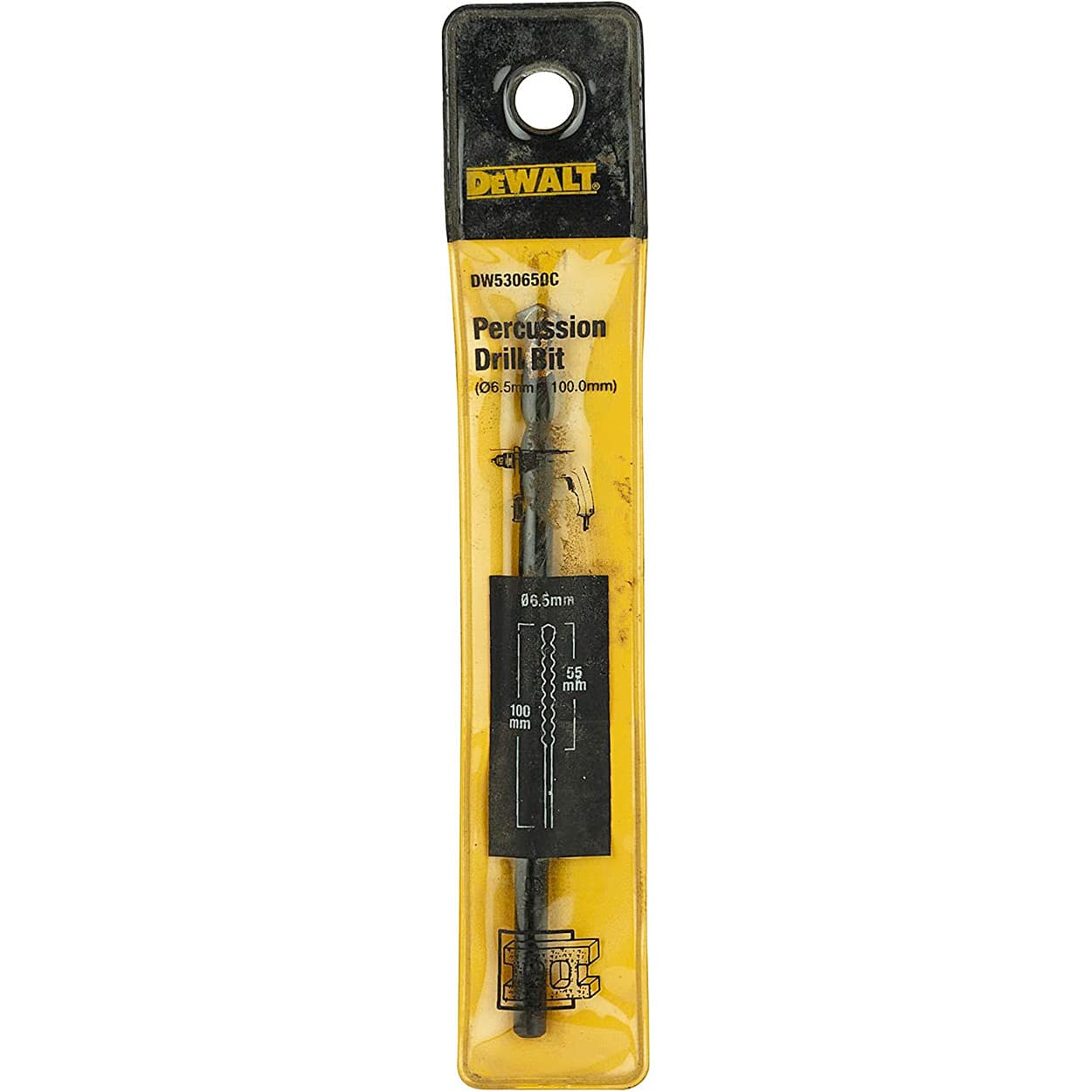 Dewalt 6.50 x 100 mm Masonry Drill Bit, DW530650C-B1 — view 4