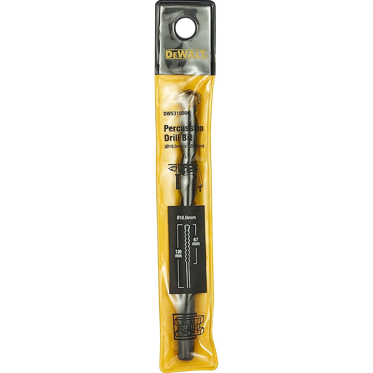 Dewalt 10 x 120 mm Masonry Drill Bit, DW531000C-B1 — view 4