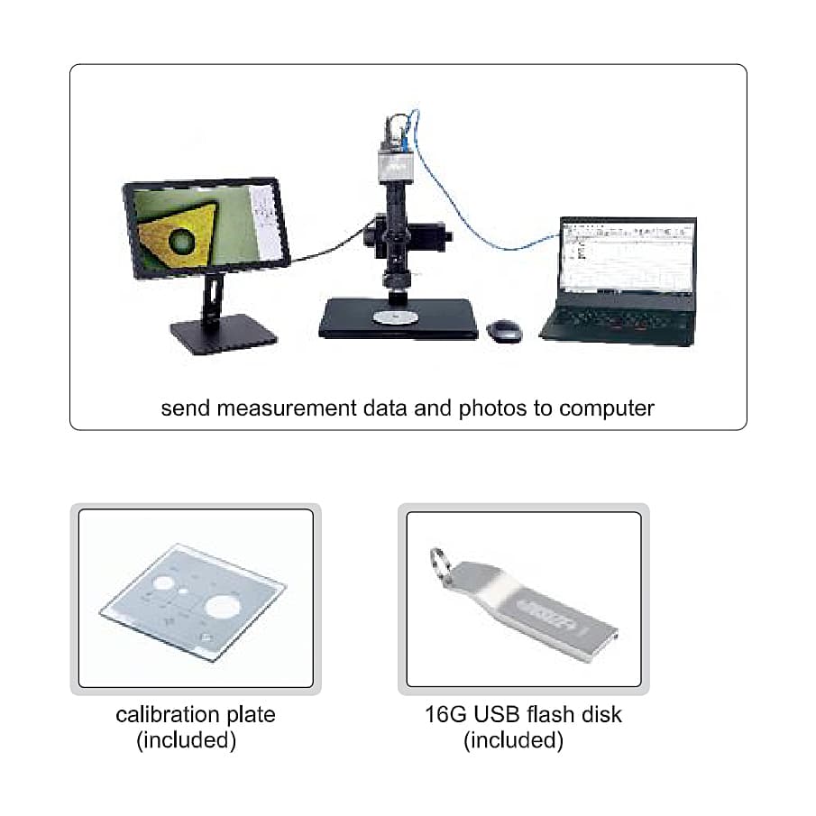 Insize 14.7X ~ 122.7X Motorized Focus Stacking Microscope with Display, ISM-DL520 — view 4