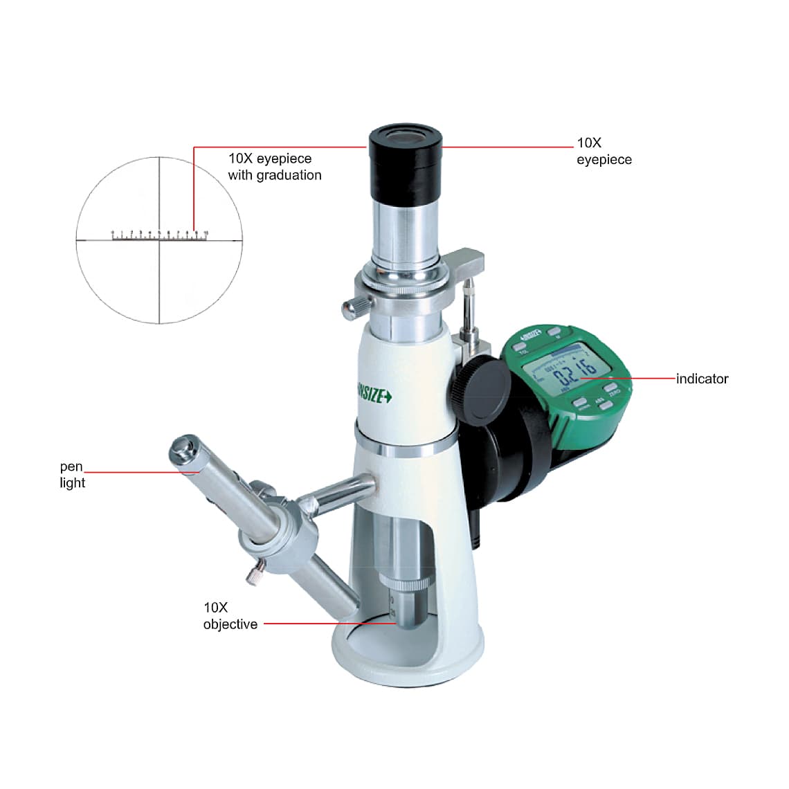 Insize 100X Digital Depth Measuring Microscope, ISM-PM110 — view 2