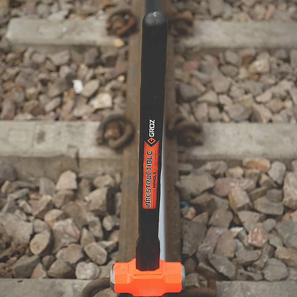 Groz 3600 Gms Heavy Duty Sledge Hammer With 36 Inch Indestructible Handle (52 HRC Head), SHID/8/36