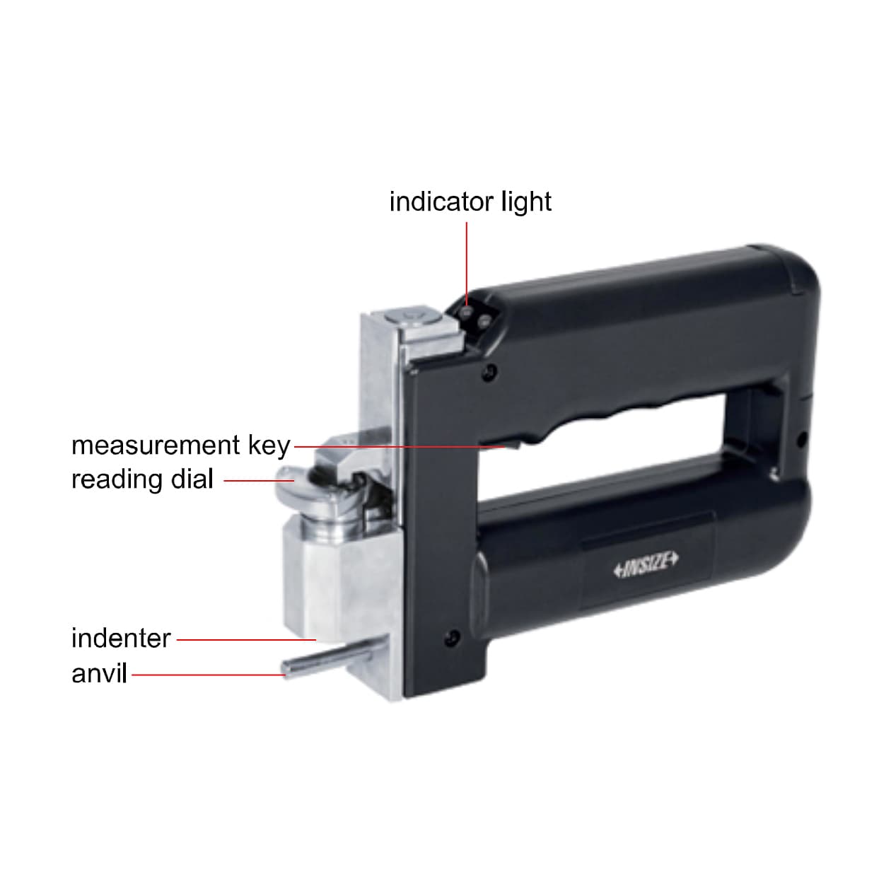 Insize 0 - 20HW Electric Aluminum Pointer Hardness Tester, ISHW-EH20 — view 2