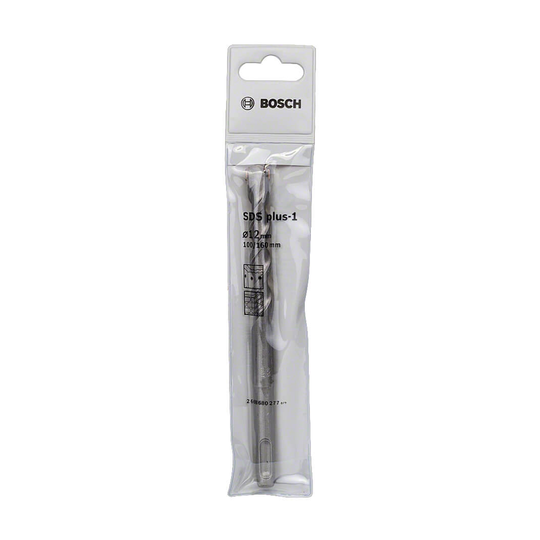 Bosch 12 x 160 mm SDS plus-1 Drill Bits, 2 608 680 277