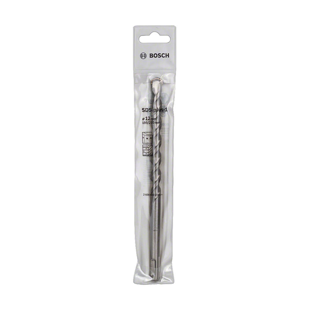 Bosch 12 x 210 mm SDS plus-1 Drill Bits, 2 608 680 278