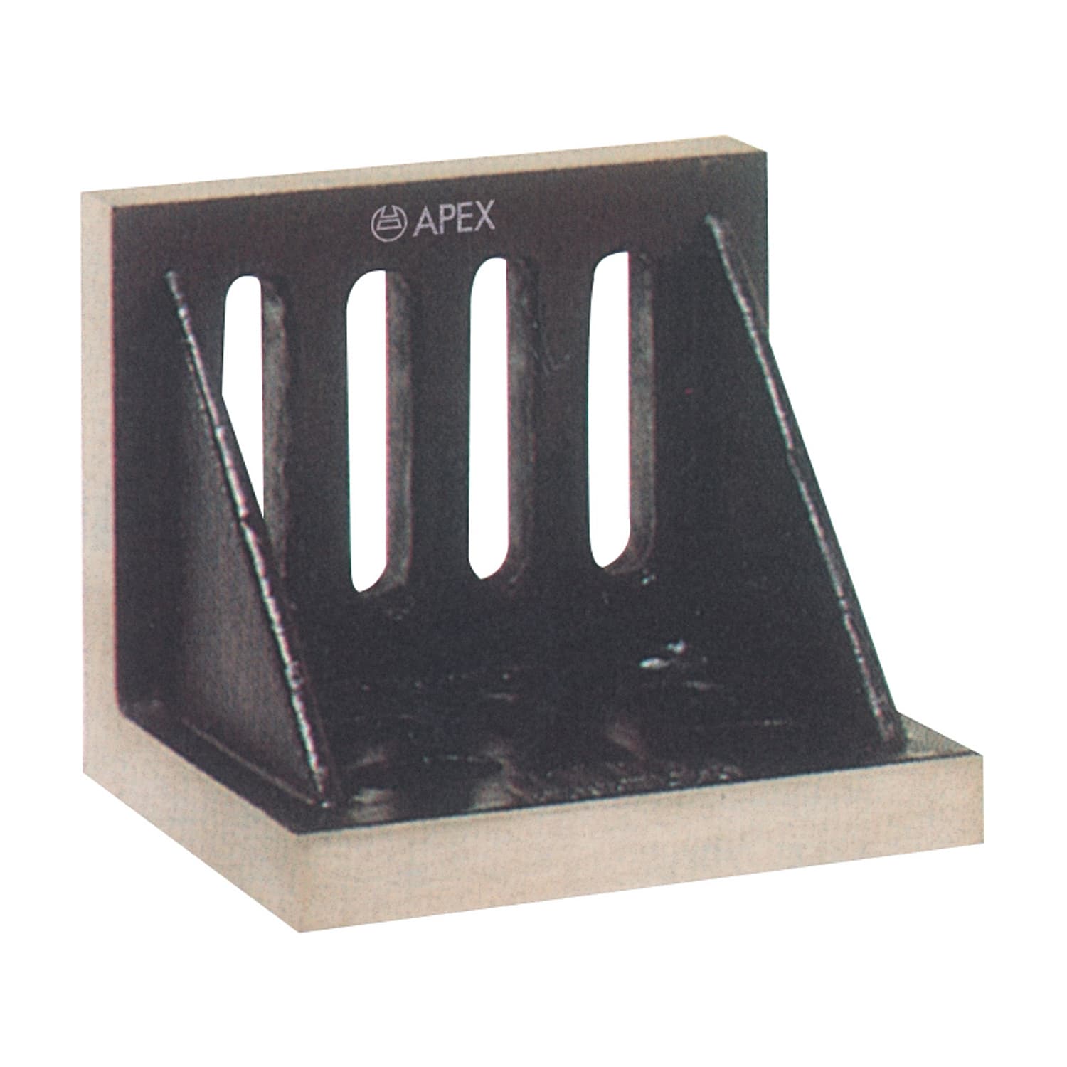 Apex 90 x 75 x 65 mm Machined Slotted Angle Plate (Webbed End), 753G-2