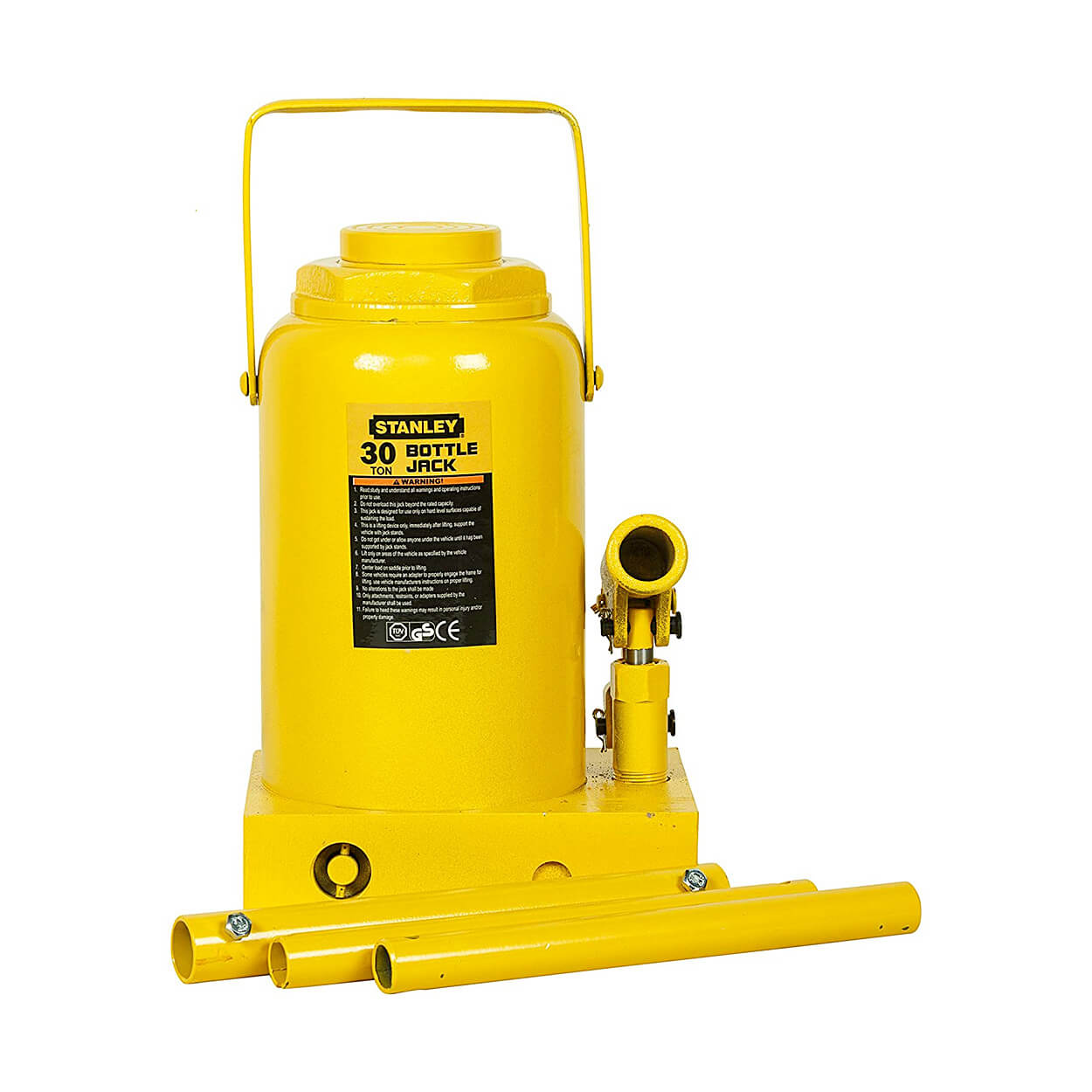 Stanley 30 Ton Capacity Hydraulic Bottle Jack, ST-93001CE — view 1