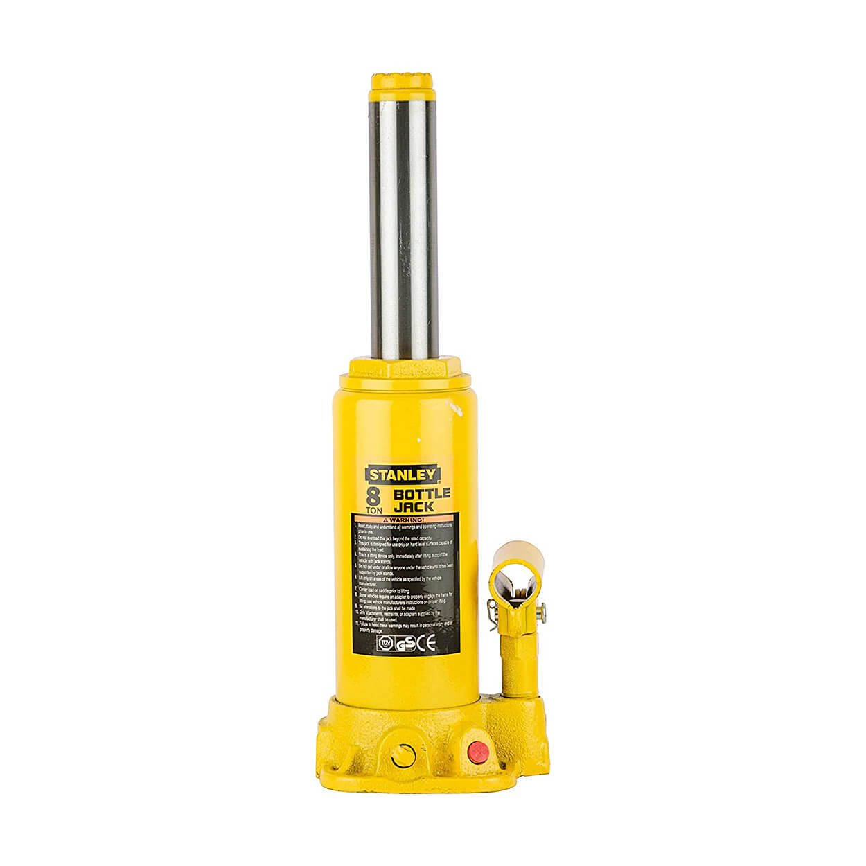 Stanley 8 Ton Capacity Hydraulic Bottle Jack, ST90801CE — view 2