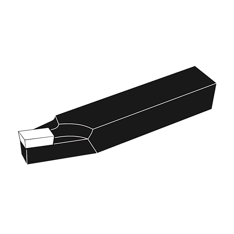 Zenstar 140 mm Length / ISO 1 (110) Bar / Straight Turning Tool (Left Hand), 110-2516