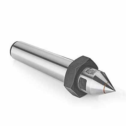 Tooltech MT-3 / 11 mm Tip Diameter CNC Carbide Tipped Stub Dead Centre (With Draw Off Nut)