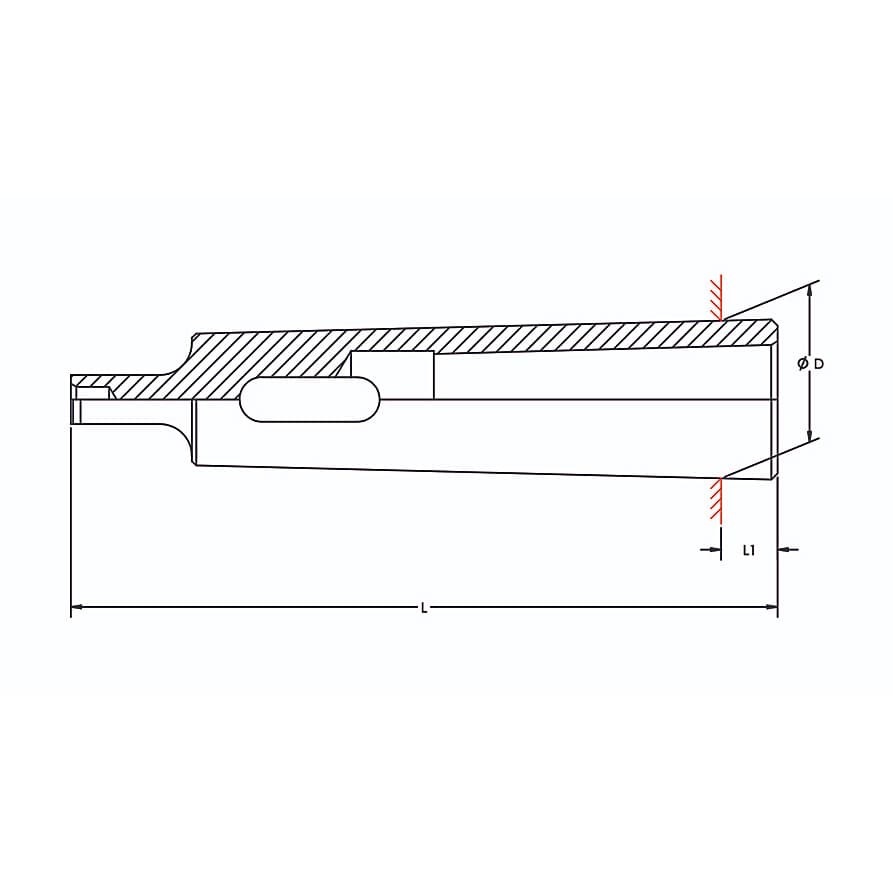 Tooltech MT 2-3 Morse Taper Drill Sleeve — view 2