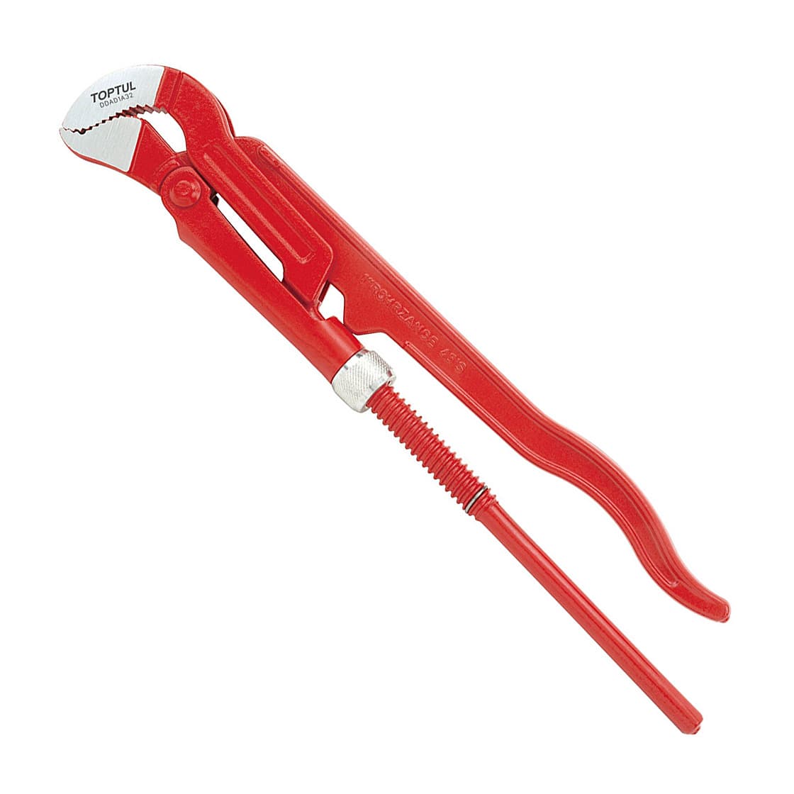 Toptul 1 Inch / 345 mm 45° Swedish Model Pipe Wrench With S-Shaped Jaw, DDAD1A32 — view 1