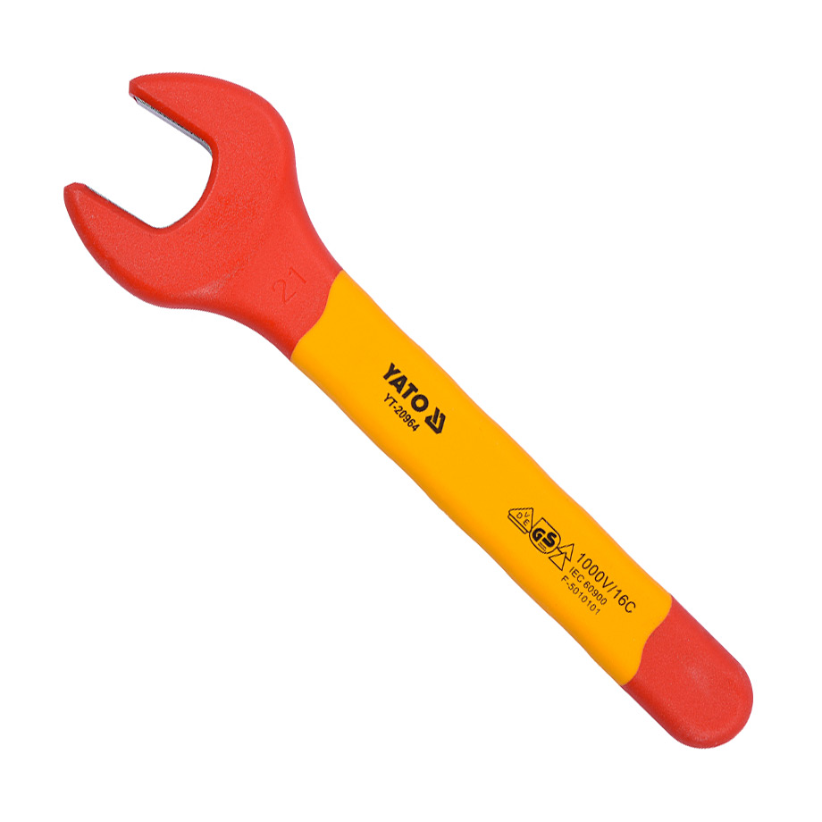 Yato 21 mm Insulated Open End Wrench (VDE), YT-20964
